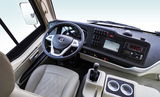 El práctico de costa de lujo transporta la linterna de cuero del motor diesel 150hp LED de los asientos los 7m