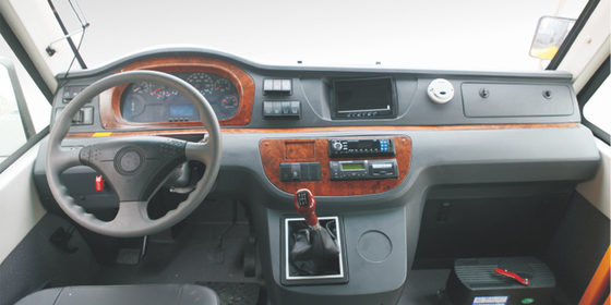 los 5m 10 - 19 distancia entre ejes del motor 68hp 2900m m de Shuttle Bus Diesel del estudiante del pasajero