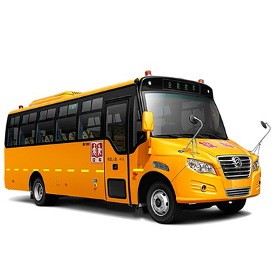 Transporte de autobús escolar amarillo de los estudiantes 130hp los 7m motor diesel de 24 - 41 asientos