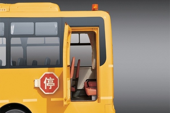 estudiante 140hp de Shuttle Bus 24 - 45 de los 7.9m autobús escolar amarillo del motor diesel de los asientos