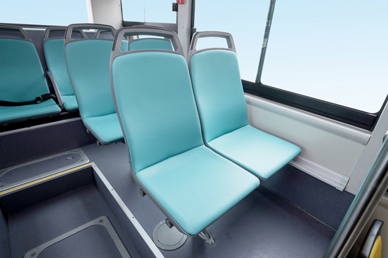distancia entre ejes de lujo eléctrica 4250m m del autobús de los 8m 21 Seater Mini Bus Mileage 200 - los 350km